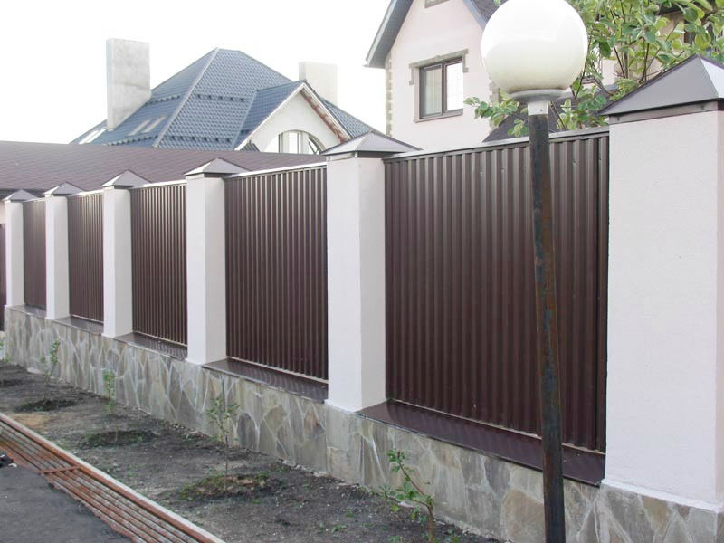 Забор из профлиста Забор из профлиста